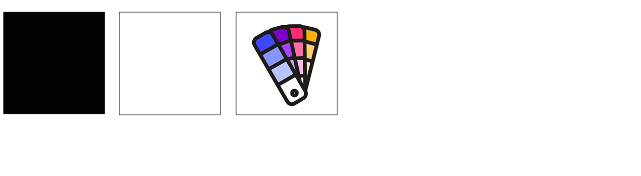 Es gibt viele Farben zur Auswahl: schwarz, weiß und alle RAL-Farben